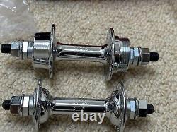 Old School Bmx Nos Suzue Chrome Hubs -new Old Stock -boxed Genuine 80s
