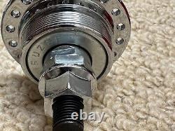 Old School Bmx Nos Suzue Chrome Hubs -new Old Stock -boxed Genuine 80s