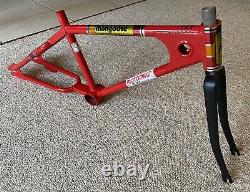 Old School Bmx Original 1978 Mongoose Motomag Frame Fork Restored 4130