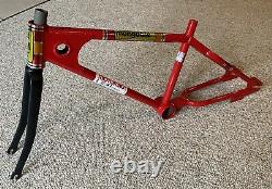 Old School Bmx Original 1978 Mongoose Motomag Frame Fork Restored 4130