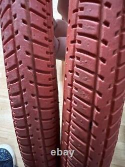 Old School Bmx Red Original Haro Freestyle Tyres