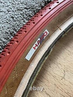 Old School Bmx Red Original Haro Freestyle Tyres