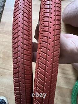 Old School Bmx Red Original Haro Freestyle Tyres