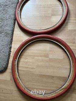 Old School Bmx Red Original Haro Freestyle Tyres