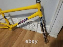 Old School Bmx Schwinn Sting Frame Fork Headset King Sting Vintage Uber Rare