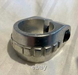 Old School Bmx Suntour Seat Clamp, Broken Arrow Nos Silver 25.4