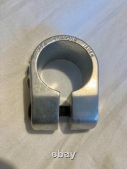 Old School Bmx Suntour Seat Clamp, Broken Arrow Nos Silver 25.4