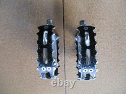 Old School Bmx Suntour Xc-ii Bear Trap Pedals 9/16 Fitment