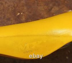 Old School Bmx Yellow KASHIMAX MX, Vintage Saddle