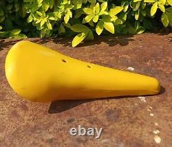 Old School Bmx Yellow KASHIMAX MX, Vintage Saddle