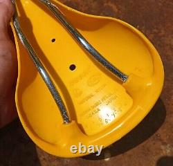 Old School Bmx Yellow KASHIMAX MX, Vintage Saddle