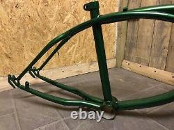 Old School Lowrider Bmx Schwinn Bicycle Frameset Springer Forks Retro 20