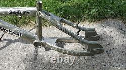 Old School MID School Bmx Mongoose Aluminum Californian Frame Forks Bar Vintage