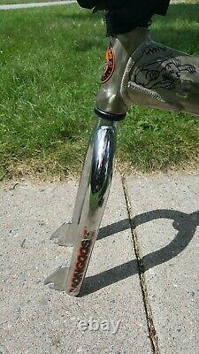 Old School MID School Bmx Mongoose Aluminum Californian Frame Forks Bar Vintage