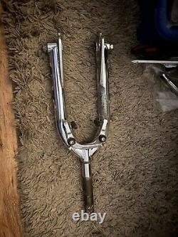 Old School Midschool Chrome GT 4130 Bmx Forks HARO SKYWAY DIAMOND BACK