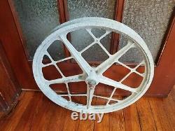 Old School Mongoose Motomag Bmx Front 20 Mag Wheel Vintage