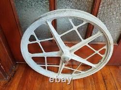 Old School Mongoose Motomag Bmx Front 20 Mag Wheel Vintage