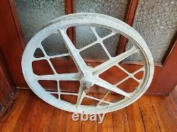 Old School Mongoose Motomag Bmx Front 20 Mag Wheel Vintage