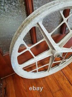 Old School Mongoose Motomag Bmx Front 20 Mag Wheel Vintage