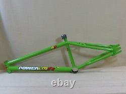 Old School Powerlite P61 BMX Bike Frame, September 1992, XL, Green