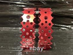 Old School Vintage Bmx Crupi Round Bear Trap Cages In Red