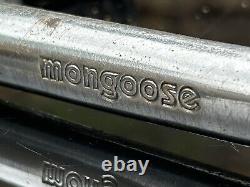 Old School Vintage Bmx Mongoose Californian Supergoose 3 Stamped Pedal Arms 165