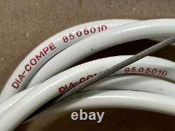 Old School Vintage Bmx New Old Stock 1985 Dia Compe Brake Cables In White