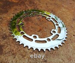 Old School bmx Tuf neck chrome chain ring