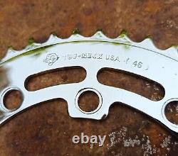 Old School bmx Tuf neck chrome chain ring