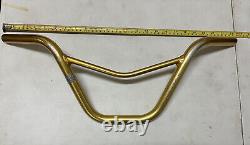 Old School bmx Win Gold Aluminum bars 23 Japan Nice Survivor