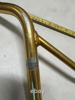 Old School bmx Win Gold Aluminum bars 23 Japan Nice Survivor