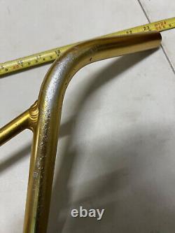 Old School bmx Win Gold Aluminum bars 23 Japan Nice Survivor