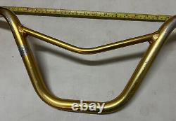 Old School bmx Win Gold Aluminum bars 23 Japan Nice Survivor