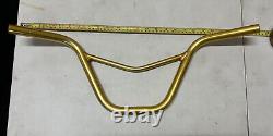 Old School bmx Win Gold Aluminum bars 23 Japan Nice Survivor