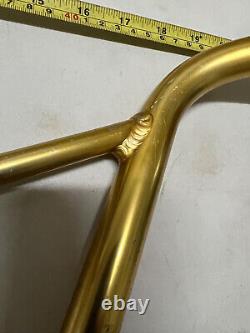 Old School bmx Win Gold Aluminum bars 23 Japan Nice Survivor
