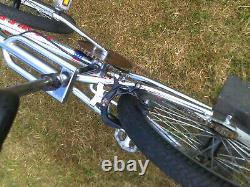 Old mid school bmx bike powerlite havoc chrome retro cycle