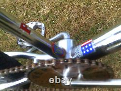 Old mid school bmx bike powerlite havoc chrome retro cycle