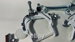 Old school BMX Dia compe white 880 fs'85 & Mx 901'85 brake set & tech 4 levers