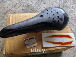 Old school BMX Elina lightning bolt seat. Black kuwahara ET