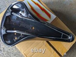 Old school BMX Elina lightning bolt seat. Black kuwahara ET