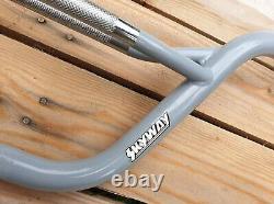 Old school BMX Rare Grey Skyway Freestyler Bars EZ2 MINT NEVER FITTED