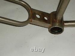 Old school Dan Gurney Eagle 20 inch bmx bike frame nickel 1970s