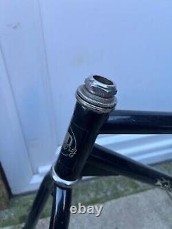 Old school Firebird mk1 frame & forks plus headset. Powder coated black