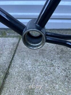Old school Firebird mk1 frame & forks plus headset. Powder coated black