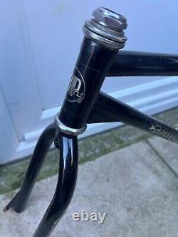 Old school Firebird mk1 frame & forks plus headset. Powder coated black