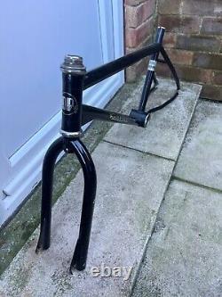 Old school Firebird mk1 frame & forks plus headset. Powder coated black