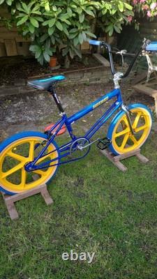Old school Raleigh Team Pro Grifter Bmx. Old Wheels