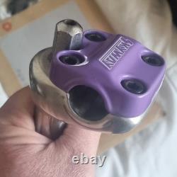 Old school bmx. 80s Rare Purple Sugino Skyways Freestyle Stem