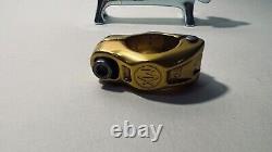 Old school bmx Dia compe mx DC stamped genuine 80's mint in gold Pk ripper Haro