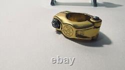 Old school bmx Dia compe mx DC stamped genuine 80's mint in gold Pk ripper Haro